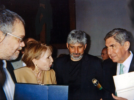 Gregorio Rossi ed il Nobel per la Pace, il Presidente Oscar Arias Sanchez